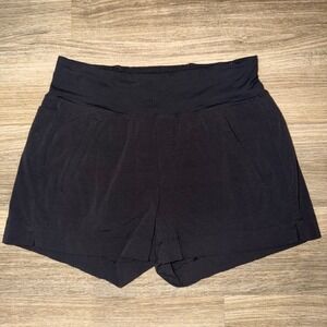 Athleta Trekkie North Shorts Womens 4 Black Lightweight Hiking Travel